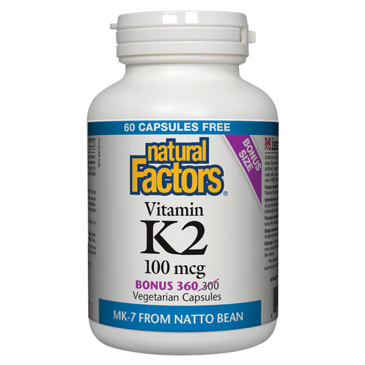Vitamin K2 100 mcg- 360 VCapsules