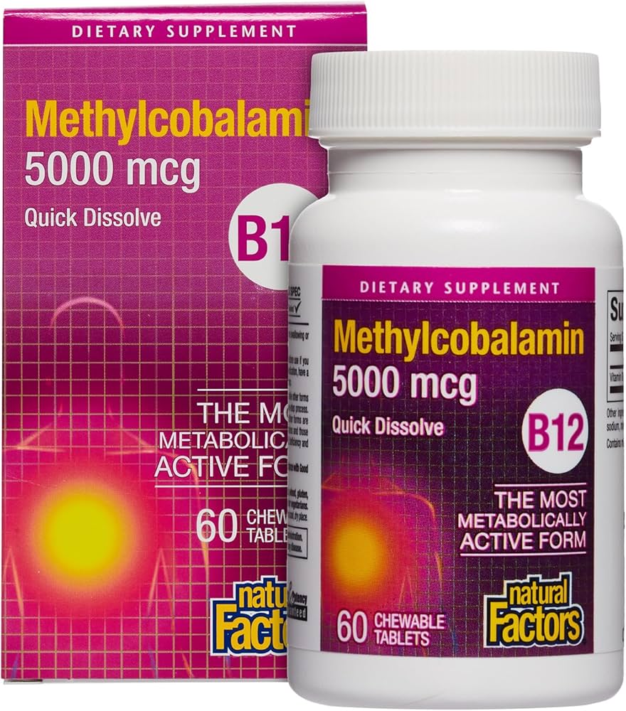 Vitamin B12 Methylcobalamin 5000mcg-60 Tablets