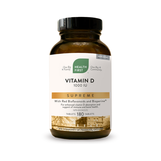 Vitamin D Supreme 1000 IU-180 Capsules