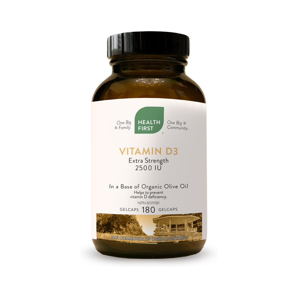 Vitamin D3 Extra Strength-180 Capsules