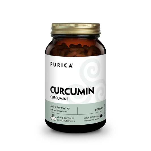 Purica Curcumin Extra Strength BDM30, 60 vegetable capsules
