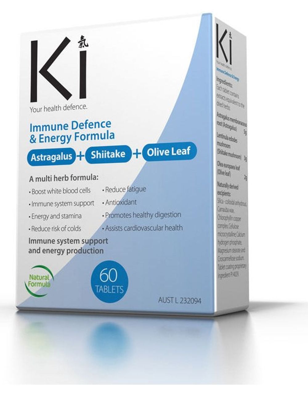 Ki Immune Defence & Energy Formula 60 Tabs
