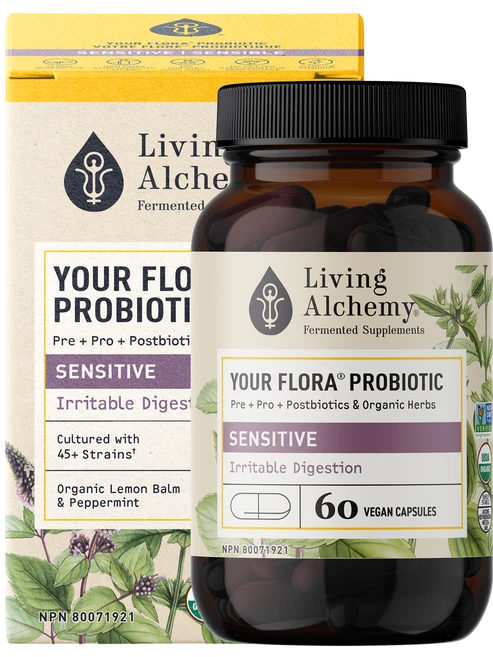 Living Alchemy Your Flora® PROBIOTIC, SENSITIVE 60's