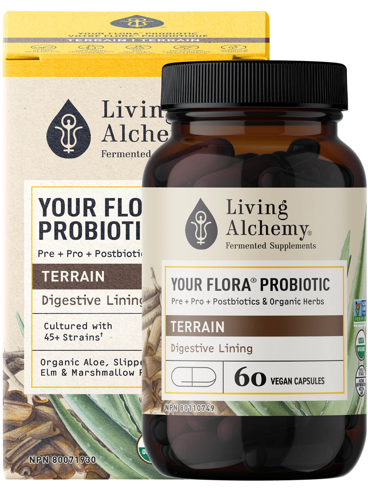 Living Alchemy Your Flora® TERRAIN – Probiotics 60s