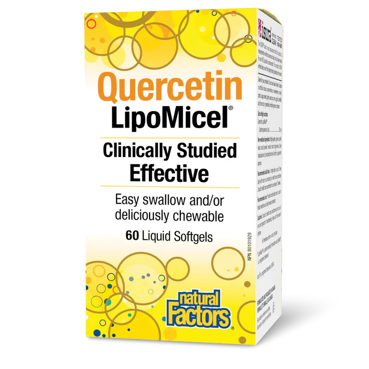 Quercetin Lipomicel 250mg- 60 Softgels