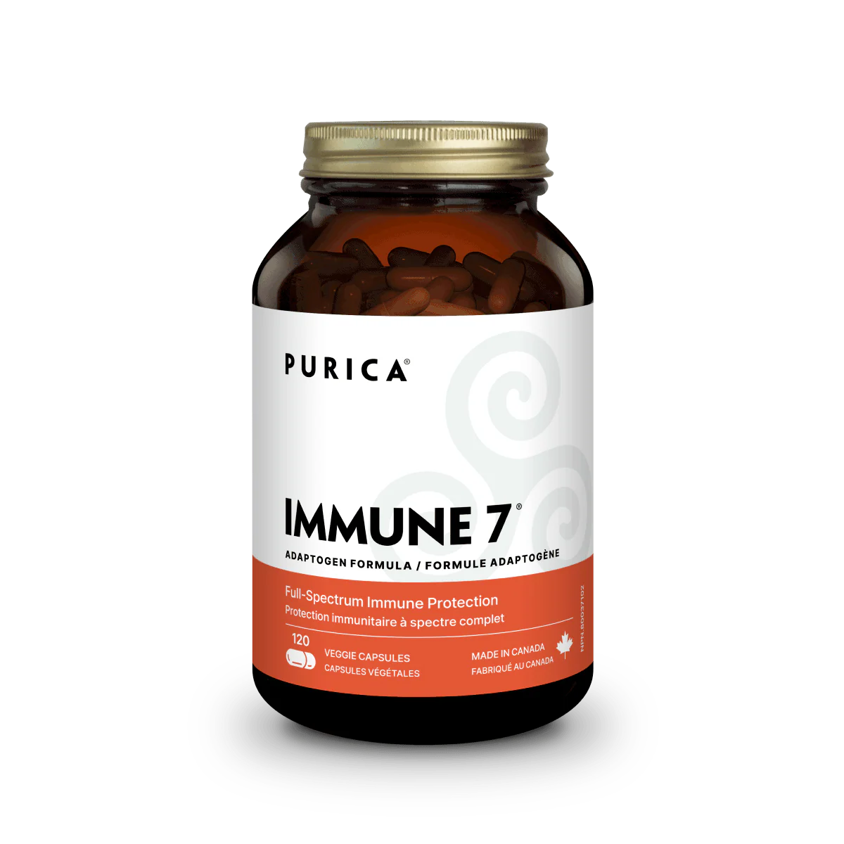 Purica Immune 7 Bonus Size, 144 vegetable capsules