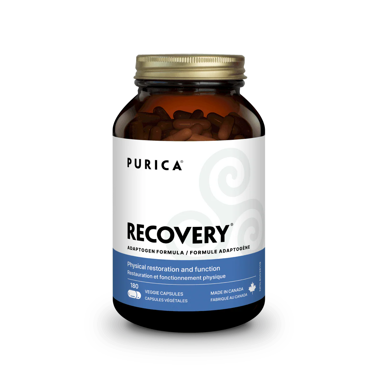 Purica Recovery Extra Strength, 180 vegetable capsules