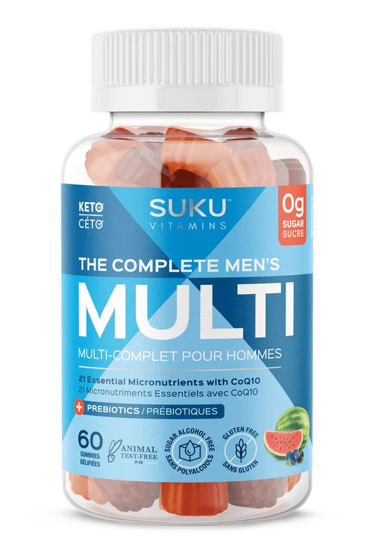 Suku Vitamins Men’s Multi – Mixed Fruit Gummies, 60 Count