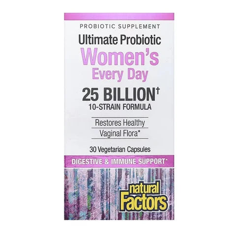Natural Factors Women's Every Day Probiotic 25 Billion 30 caps