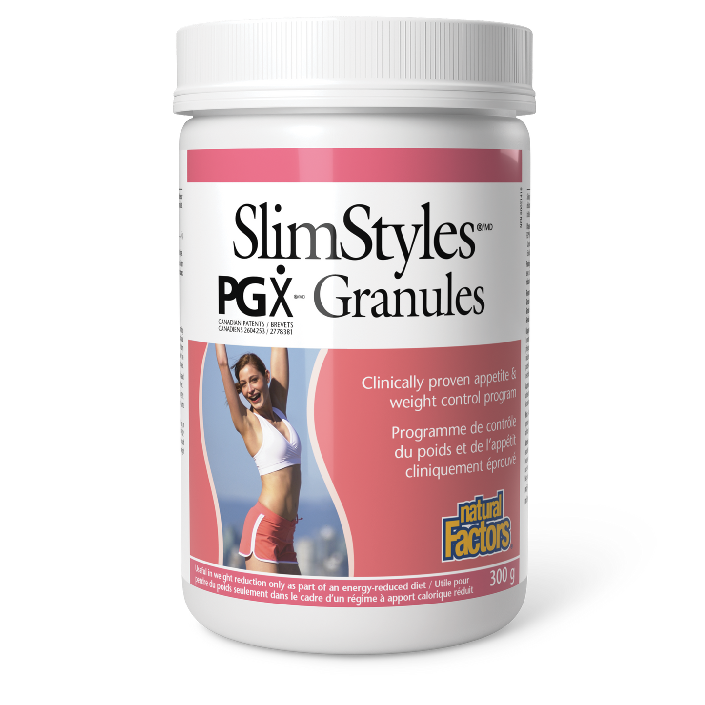 Natural Factors SlimStyles® PGX® Granules 300 g Granules
