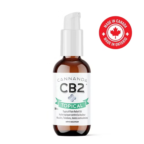 CB2 Topical Pain Relief, 50ml - Cannanda