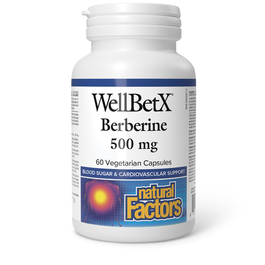 Natural Factors Berberine 500 mg 60 Vegetarian Capsules