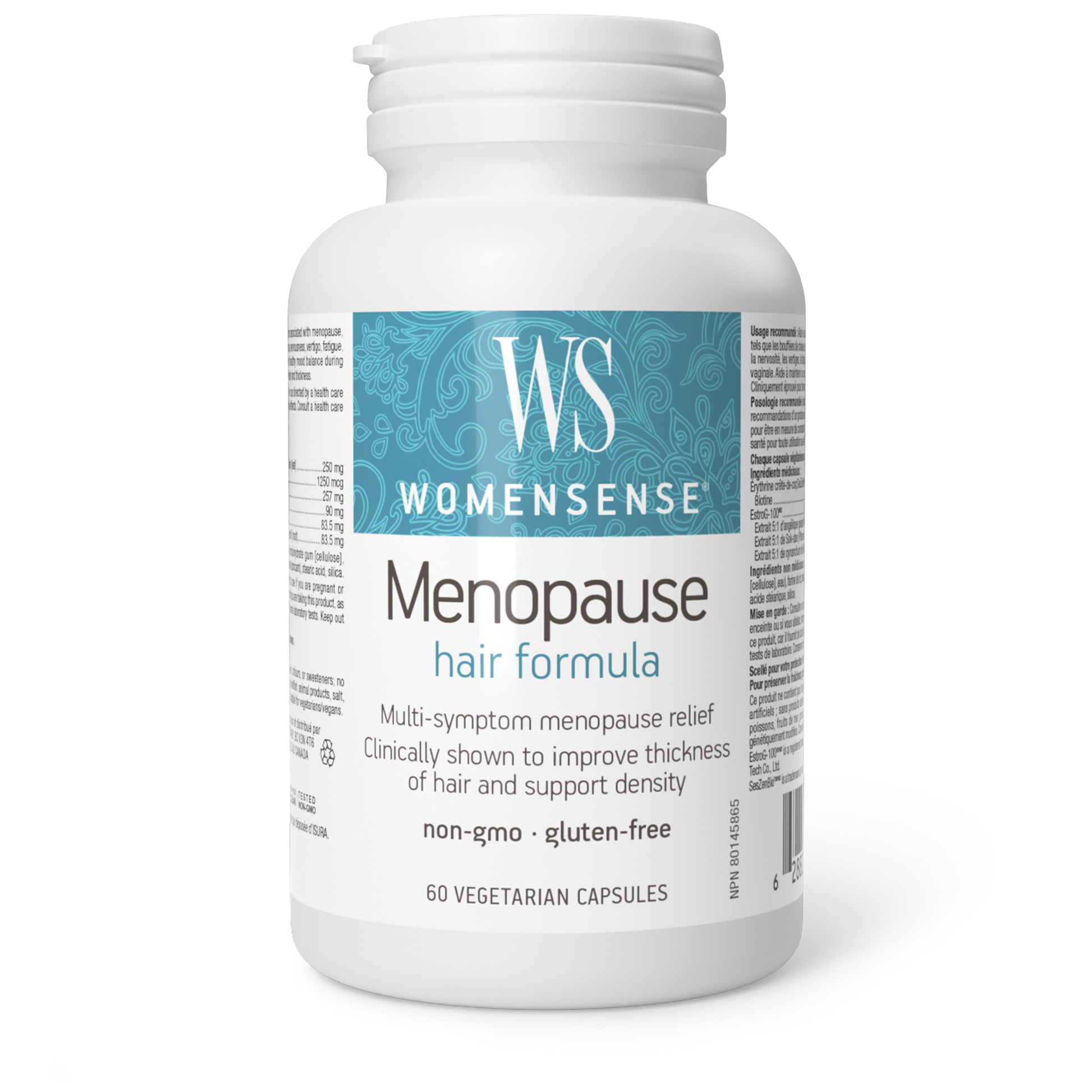 WomenSense® Menopause hair formula 60 Vegetarian Capsules