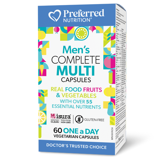 Preferred Nutrition® Men’s Complete Multi 60 Vegetarian Capsules