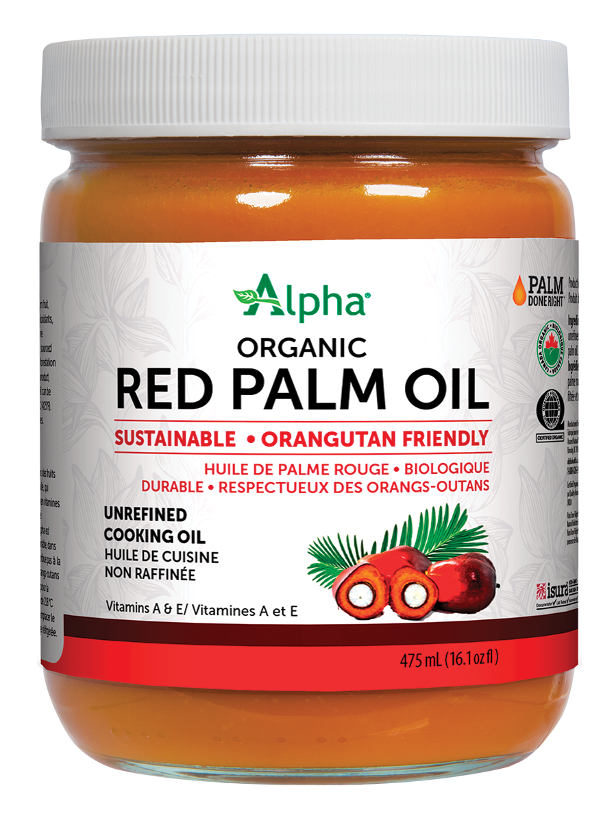 Alpha® Health Alpha® Organic Red Palm Oil plastic jar 475 mL Liquid