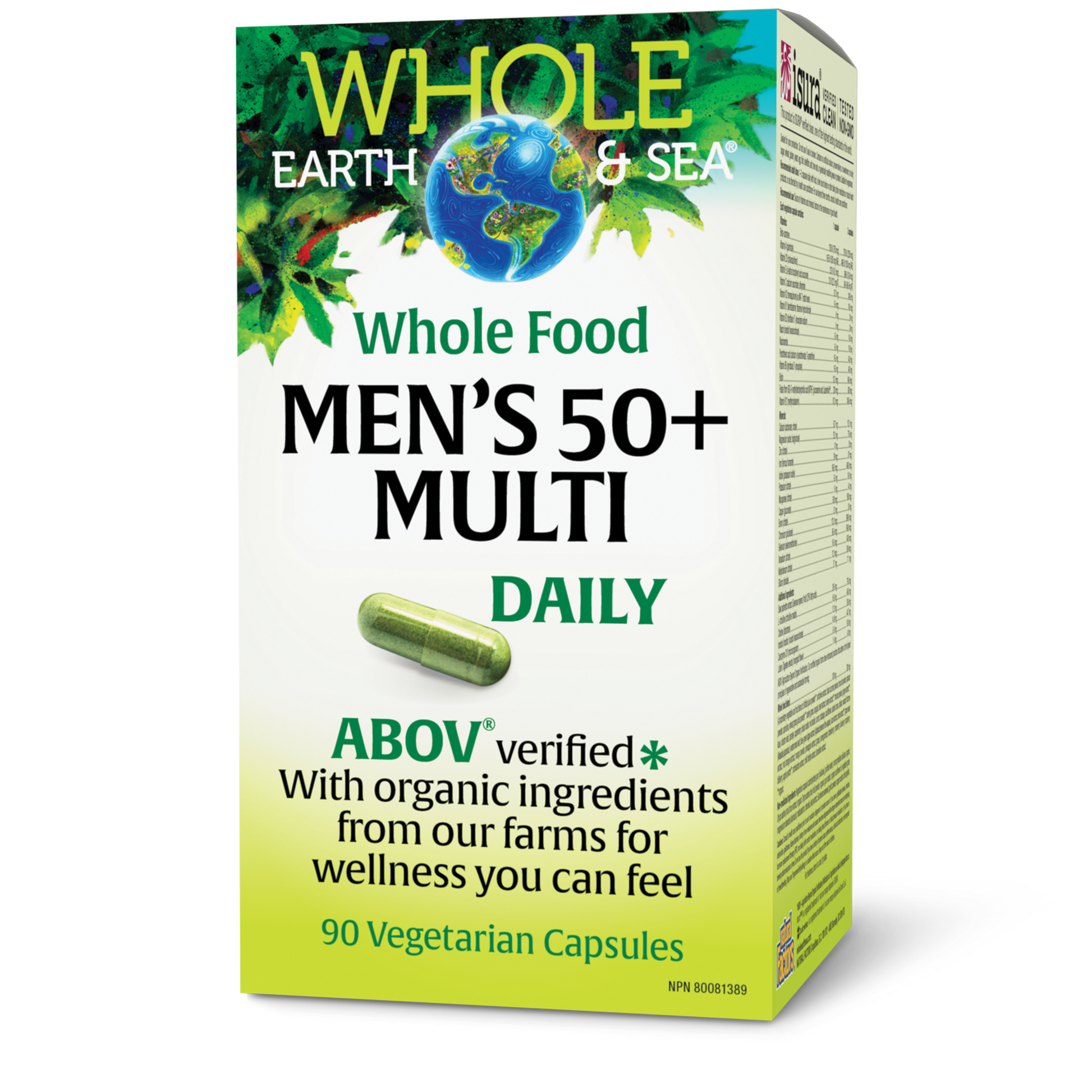 Whole Earth & Sea® Men’s 50+ Multi Daily 90 Vegetarian Capsules