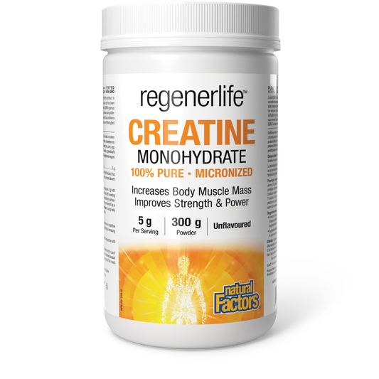 Natural Factors Creatine Monohydrate 5 g 300 g Powder Unflavoured
