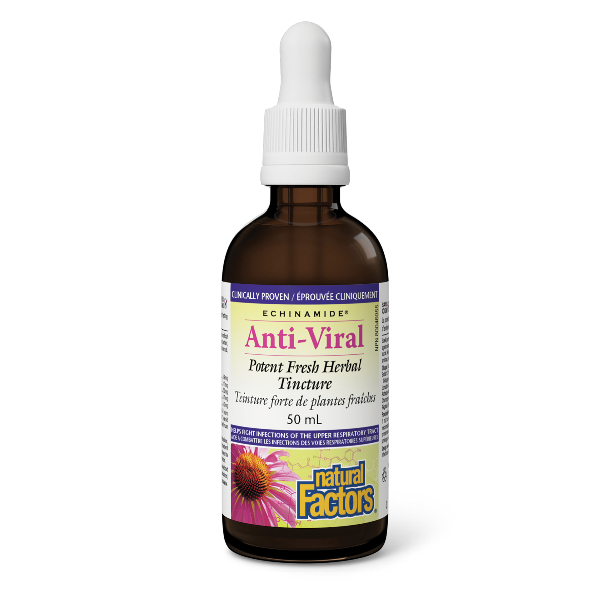 Natural Factors Anti-Viral Potent Fresh Herbal Tincture 50 mL Tincture