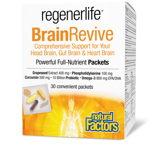 Natural Factors BrainRevive 30 Packets