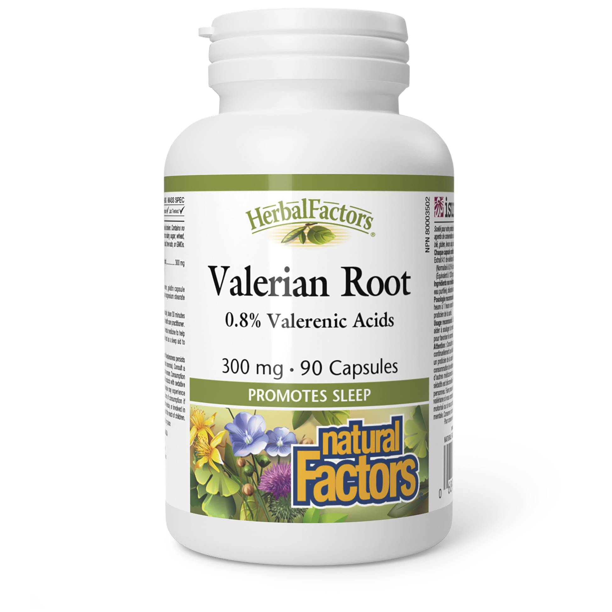 Natural Factors Valerian Root 300 mg 90 Capsules