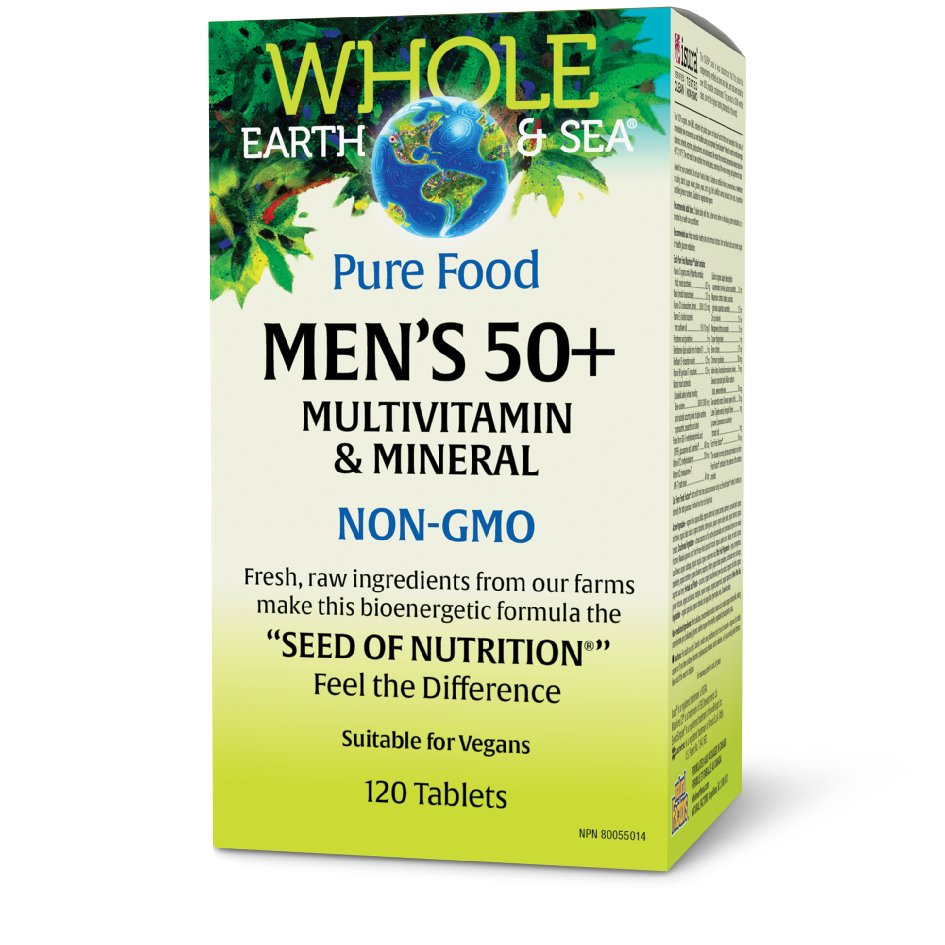 Whole Earth & Sea® Men's 50+ Multivitamin & Mineral 120 Tablets