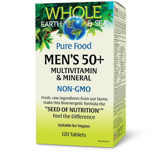 Whole Earth & Sea® Men's 50+ Multivitamin & Mineral 120 Tablets