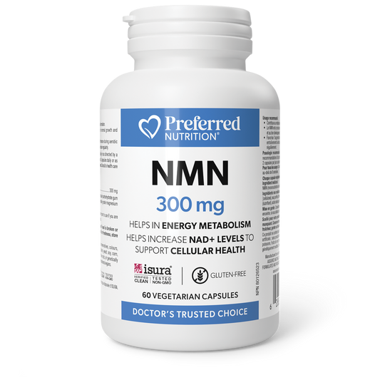 Preferred Nutrition® NMN 300 mg 60 Vegetarian Capsules