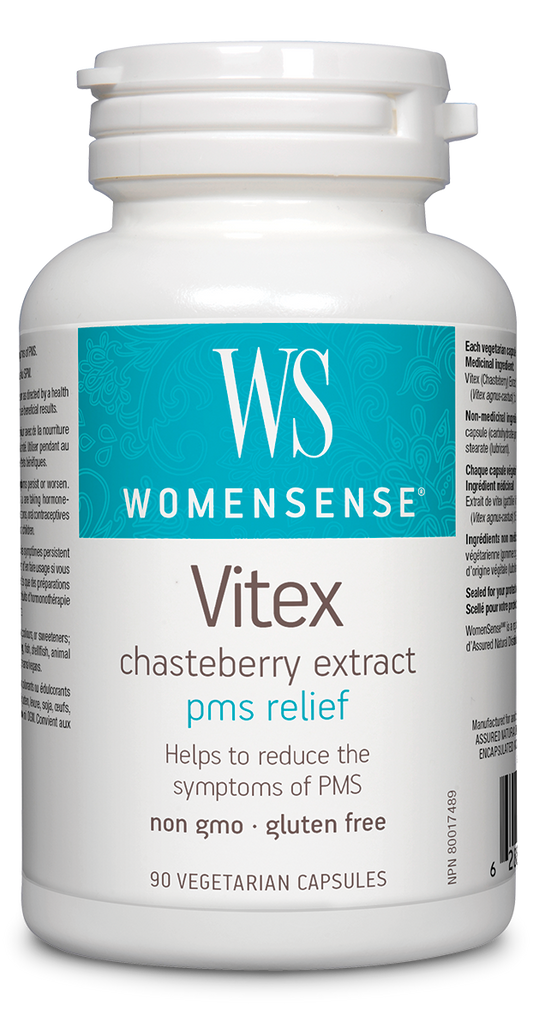 WomenSense® Vitex Chasteberry Extract PMS Relief 90 Vegetarian Capsules