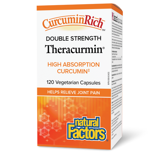 Natural Factors Theracurmin CurcuminRich 60 mg 120 Vegetarian Capsules