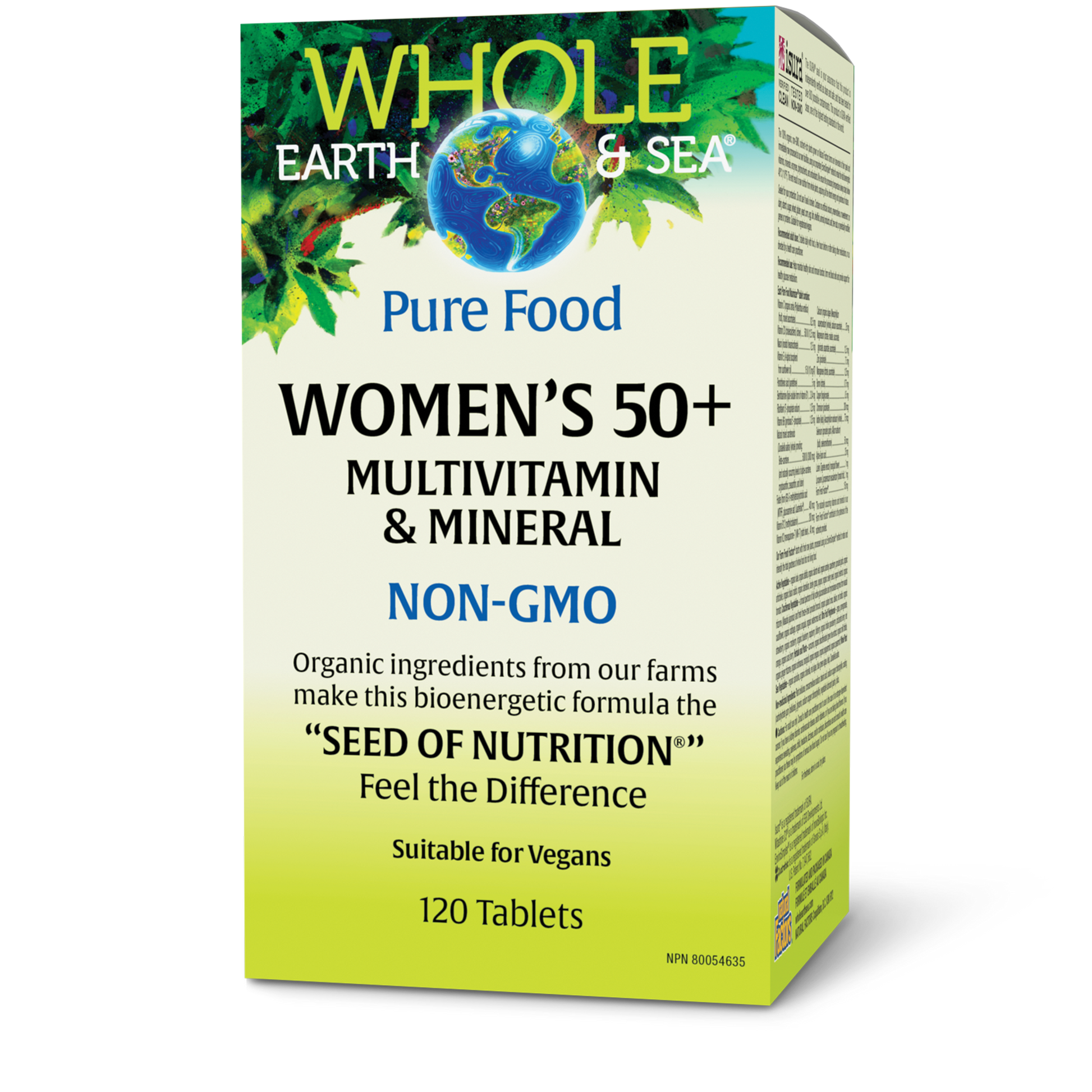 Whole Earth & Sea® Women’s 50+ Multivitamin & Mineral 120 Tablets