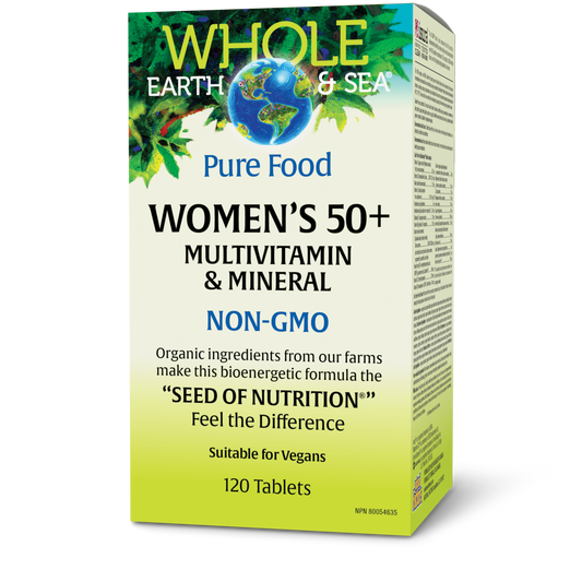 Whole Earth & Sea® Women’s 50+ Multivitamin & Mineral 120 Tablets