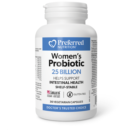 Preferred Nutrition® Women’s Probiotic 25 Billion 30 Vegetarian Capsules