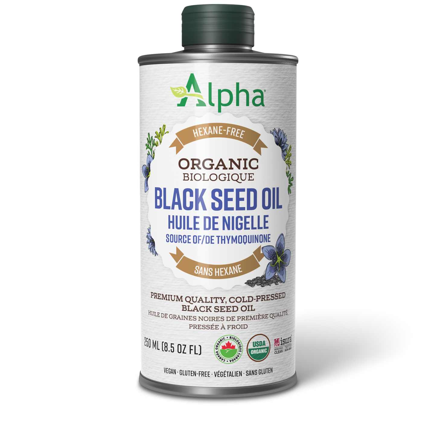 Alpha® Health Organic Black Seed Oil 250 mL Liquid