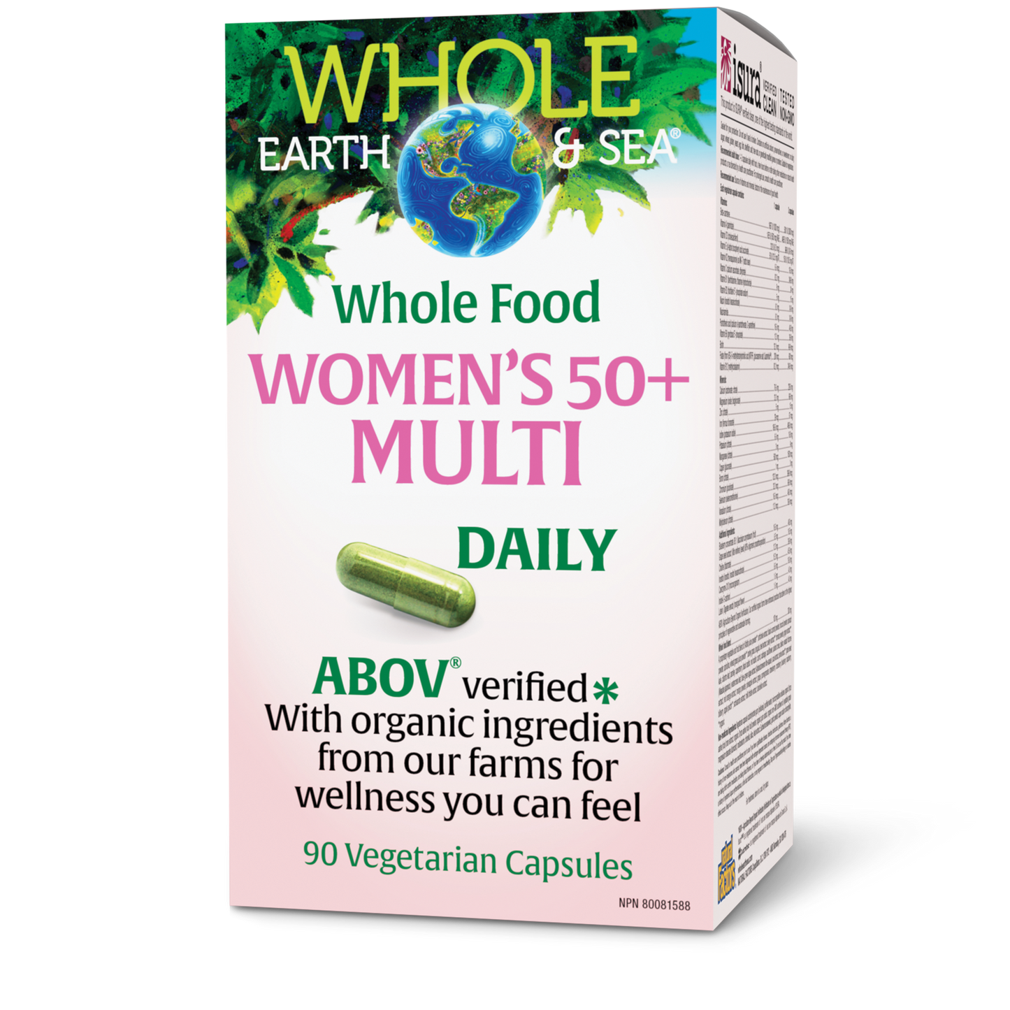 Whole Earth & Sea® Women's 50+ Multi Daily 90 Vegetarian Capsules