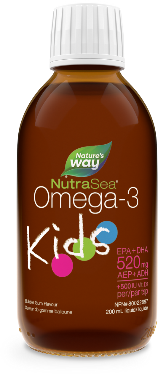 NutraSea® Kids™ Omega-3, Bubblegum