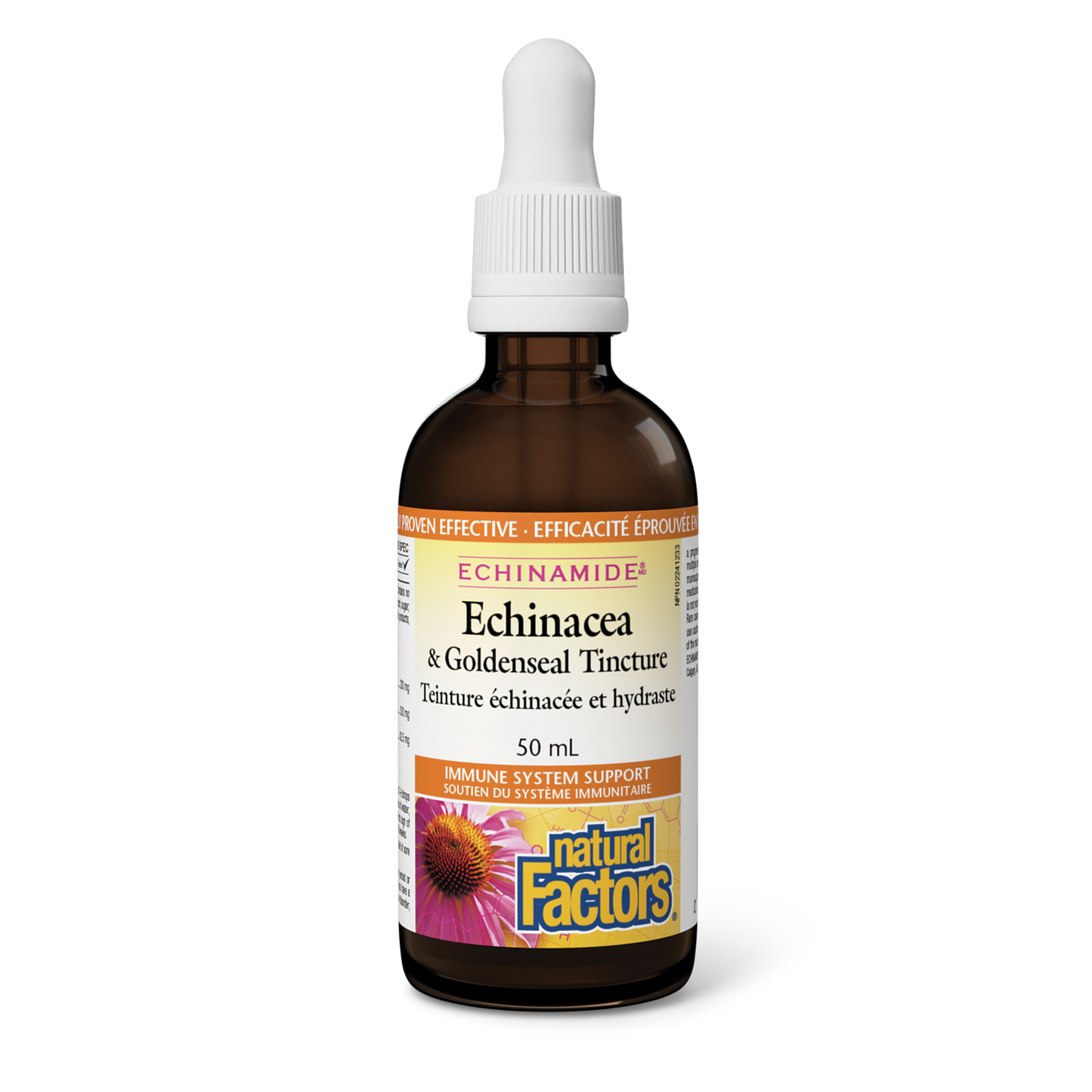 Natural Factors Echinacea & Goldenseal 50 mL Tincture