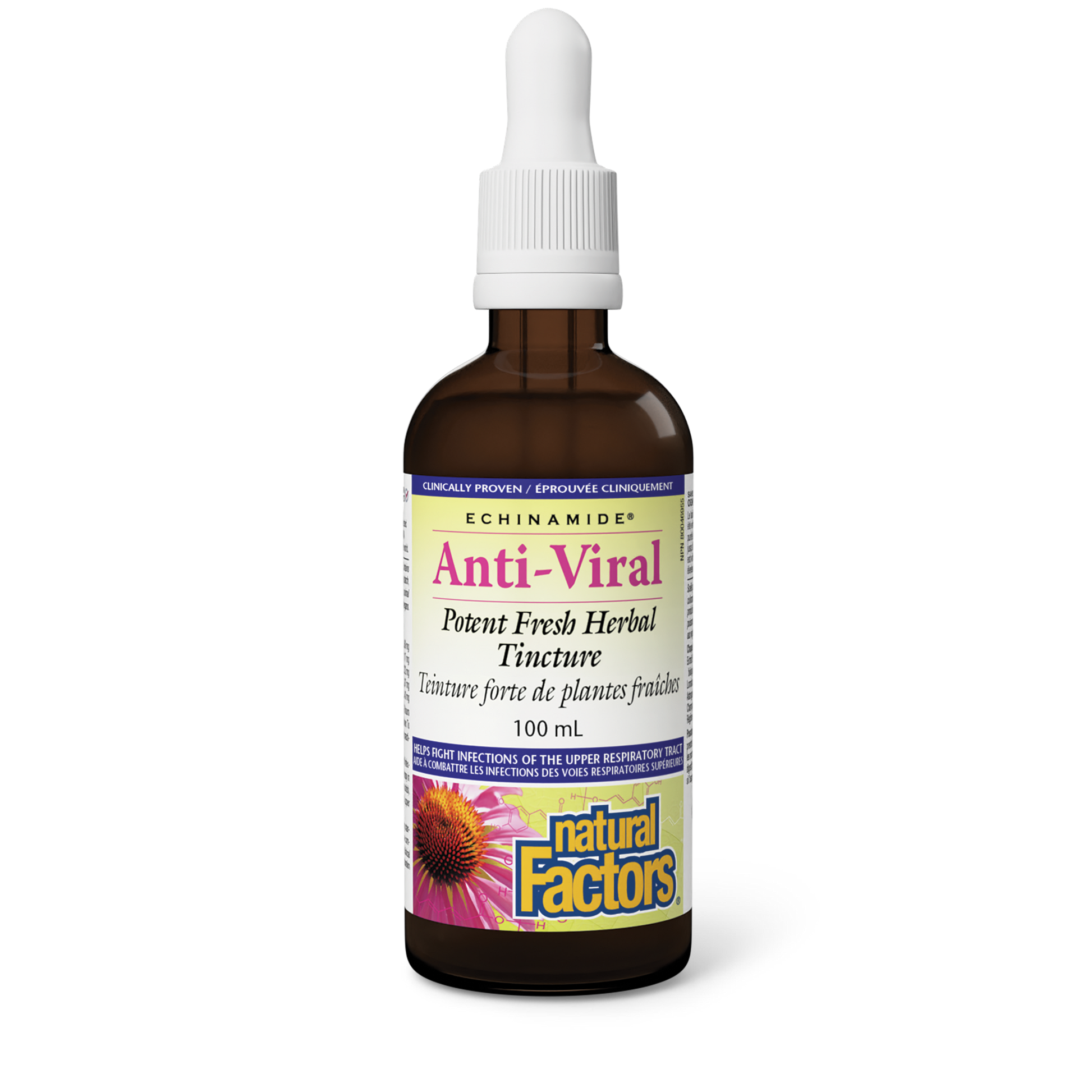 Natural Factors Anti-Viral Potent Fresh Herbal Tincture 100 mL Tincture