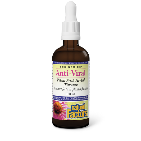 Natural Factors Anti-Viral Potent Fresh Herbal Tincture 100 mL Tincture