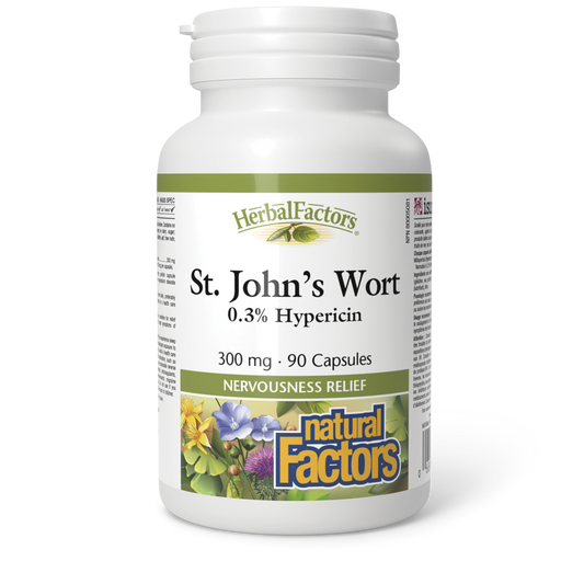 Natural Factors St. John's Wort 300 mg 90 Capsules