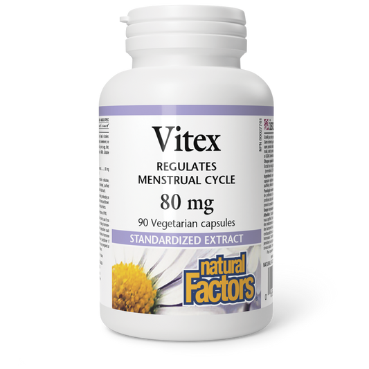 Natural Factors Vitex Standardized Extract 80 mg 90 Vegetarian Capsules