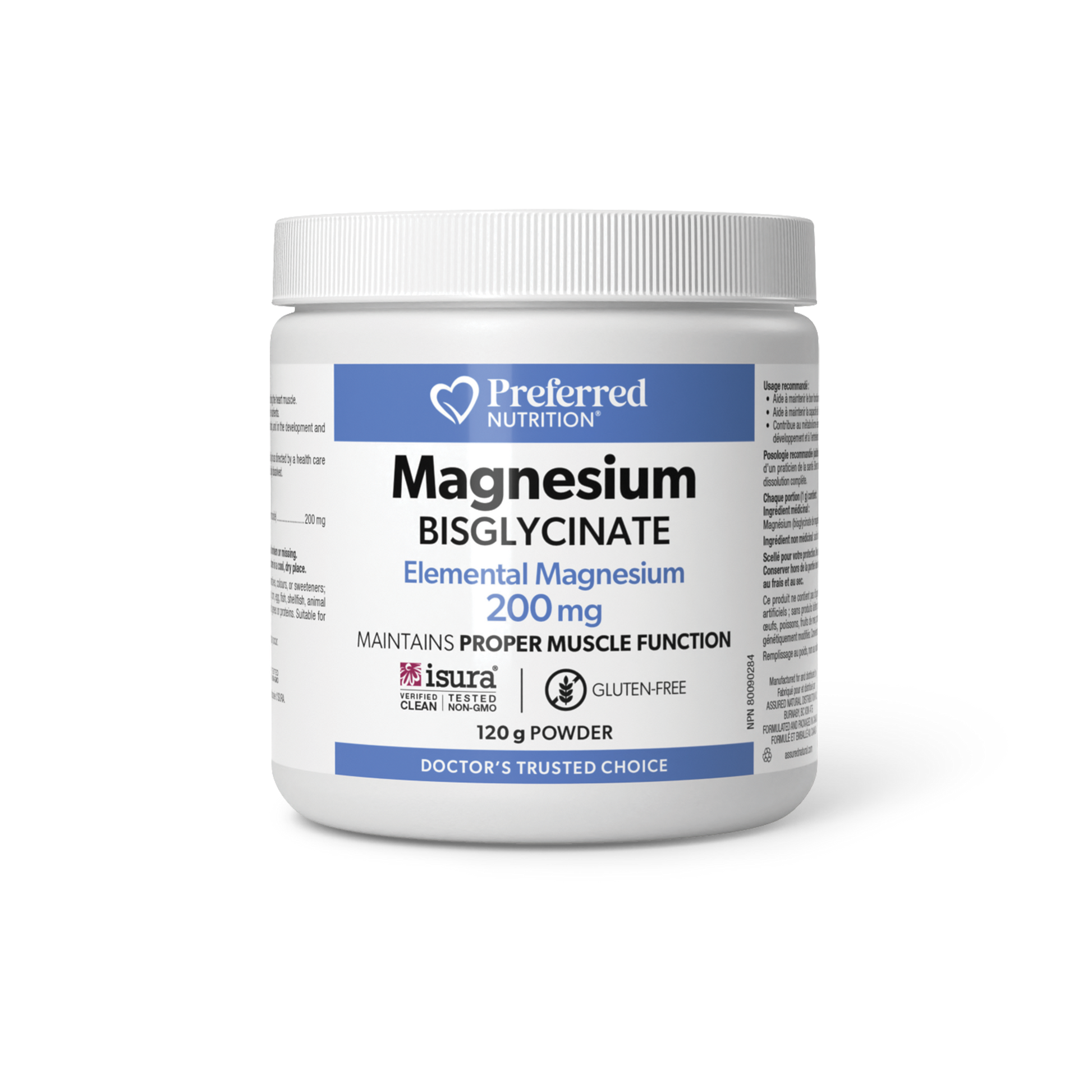 Preferred Nutrition® Magnesium Bisglycinate 200 mg 120 g Powder