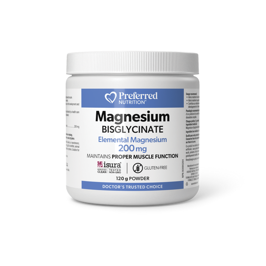 Preferred Nutrition® Magnesium Bisglycinate 200 mg 120 g Powder