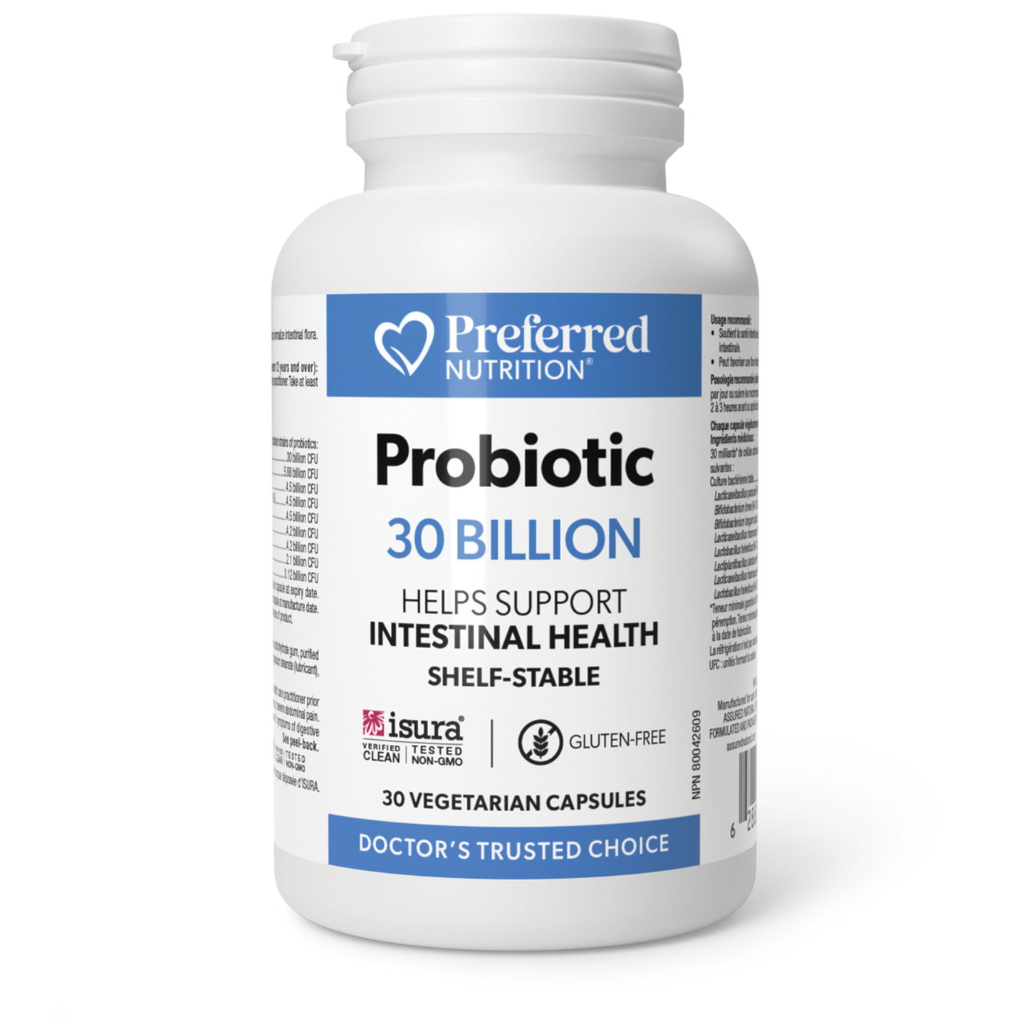 Preferred Nutrition® Probiotic 30 Billion 30 Vegetarian Capsules