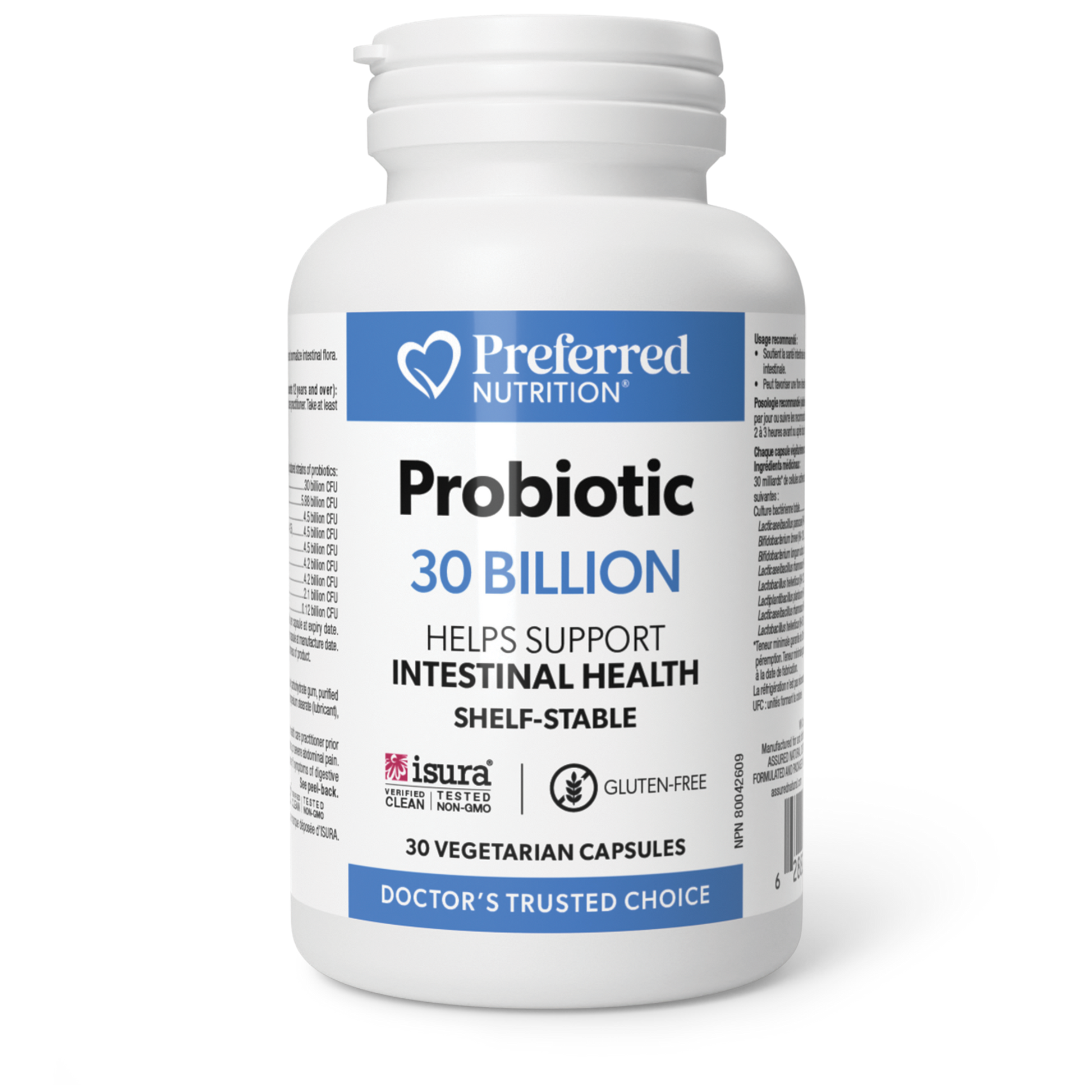 Preferred Nutrition® Probiotic 30 Billion 30 Vegetarian Capsules