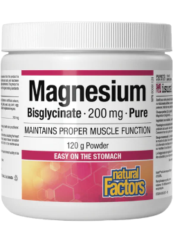 Magnesium Bisglycinate 200mg Pure-120g Powder