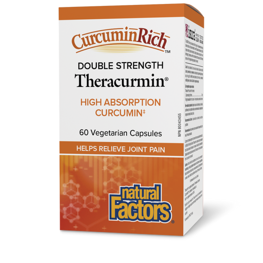 Natural Factors Theracurmin CurcuminRich 60 mg 60 Vegetarian Capsules