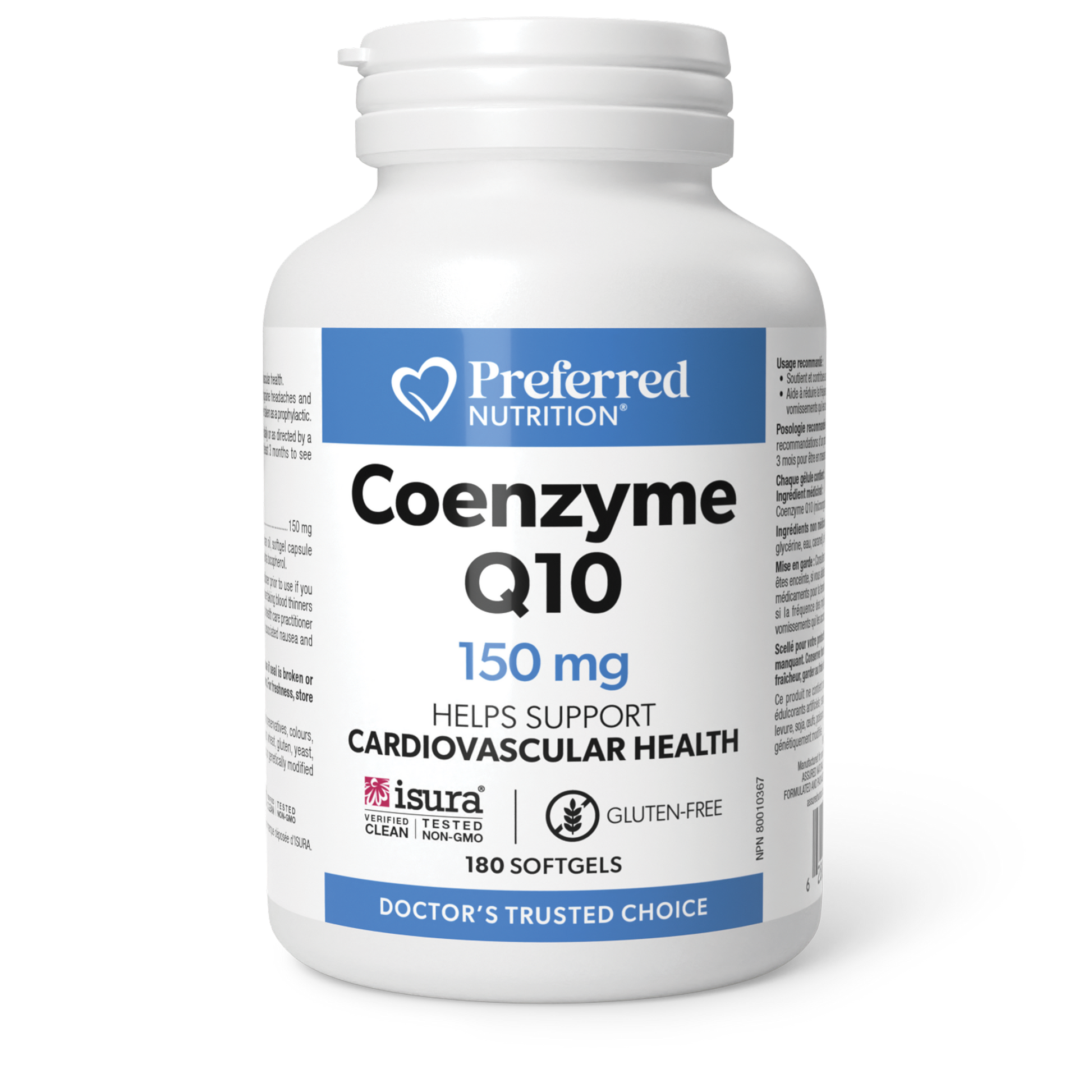 Preferred Nutrition® Coenzyme Q10 150 mg 180 Softgels