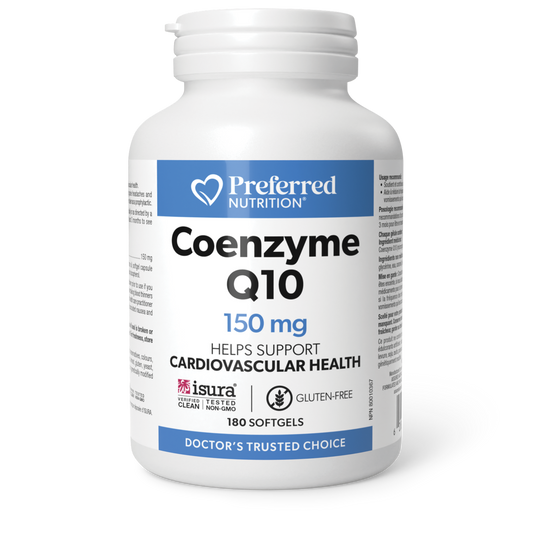 Preferred Nutrition® Coenzyme Q10 150 mg 180 Softgels