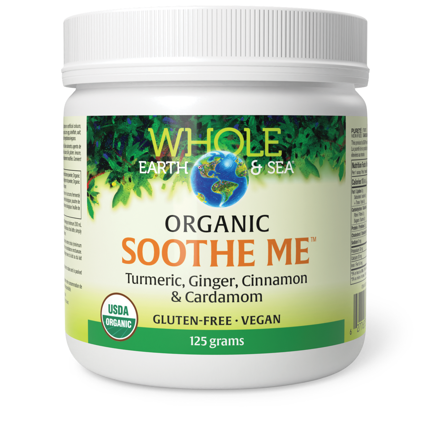 Whole Earth & Sea® Soothe Me™ Turmeric, Ginger, Cinnamon & Cardamom 125 g Powder
