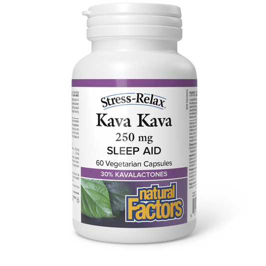 Natural Factors Kava Kava 250 mg 60 Vegetarian Capsules